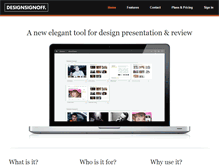 Tablet Screenshot of designsignoff.com